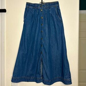 Sezane Denim Skirt